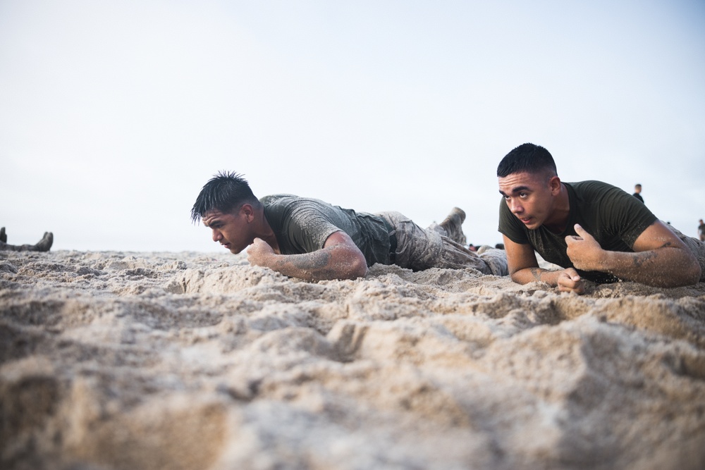 2nd MLG Corporals Leadership School Beach Training
