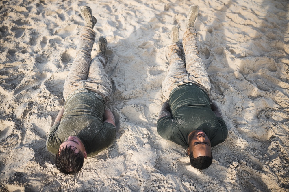 2nd MLG Corporals Leadership School Beach Training