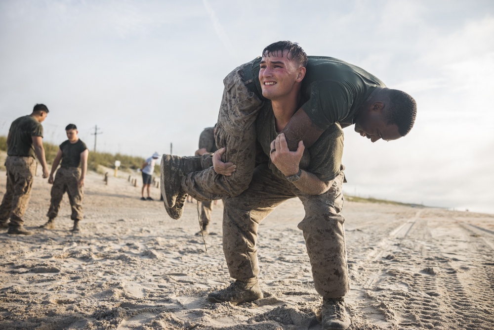 2nd MLG Corporals Leadership School Beach Training