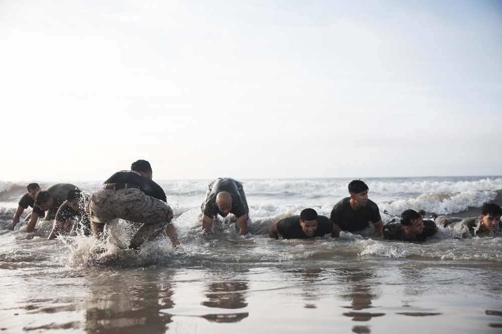 2nd MLG Corporals Leadership School Beach Training