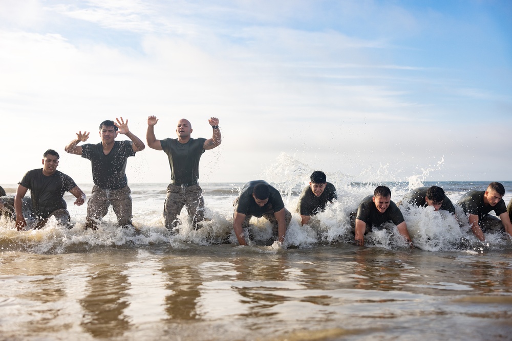 2nd MLG Corporals Leadership School Beach Training