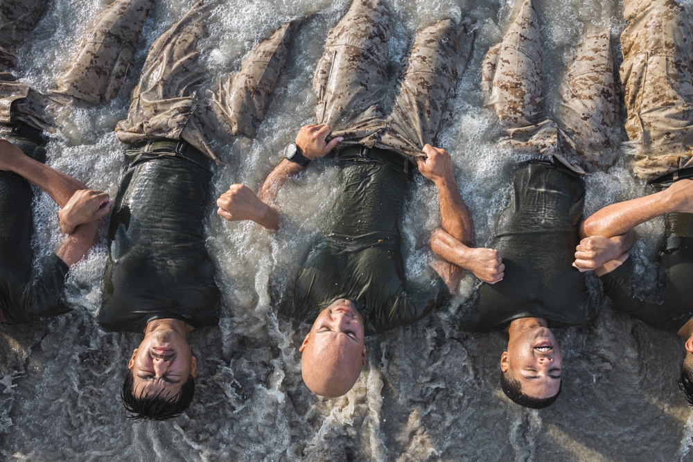 2nd MLG Corporals Leadership School Beach Training