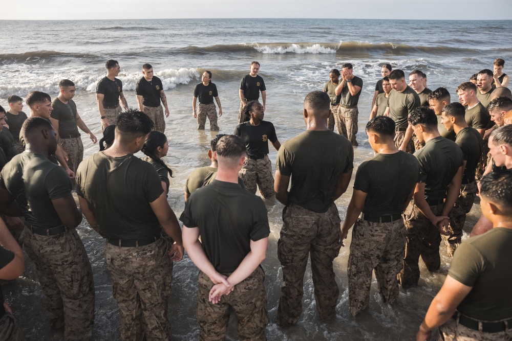 2nd MLG Corporals Leadership School Beach Training