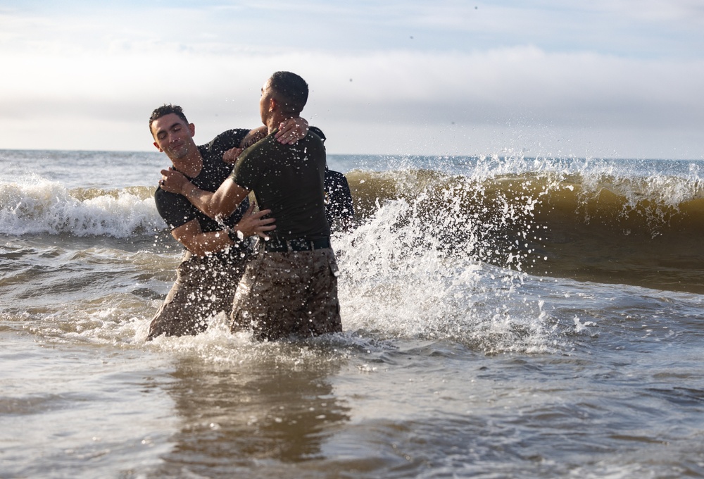 2nd MLG Corporals Leadership School Beach Training