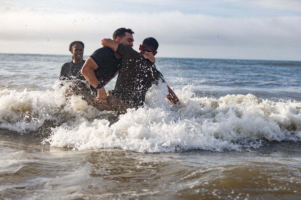 2nd MLG Corporals Leadership School Beach Training