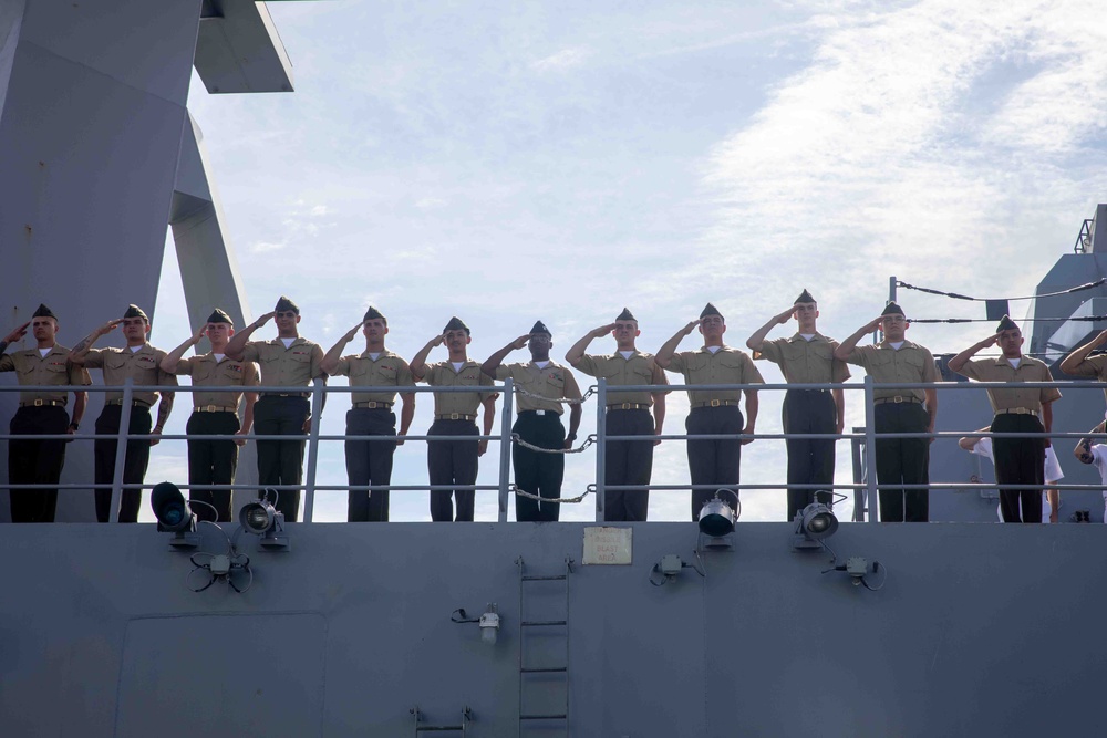 USS Fort Lauderdale departs Norfolk on Deployment