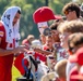 Kansas City Chiefs host U.S. service members during training camp