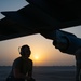 156th EAS rolling into sunset