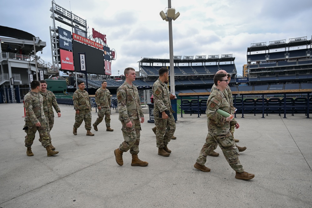 11th SFS tours Nationals Park