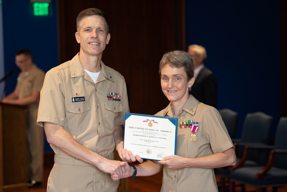 U.S. Navy Band hosts retirement ceremony for MUCM Dawn Henry