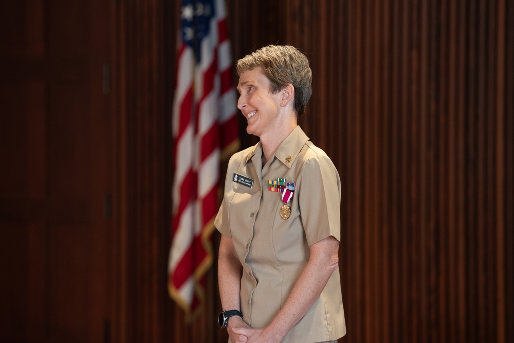 U.S. Navy Band hosts retirement ceremony for MUCM Dawn Henry