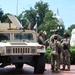 Joint Task Force D.C. Soldiers patrol the District