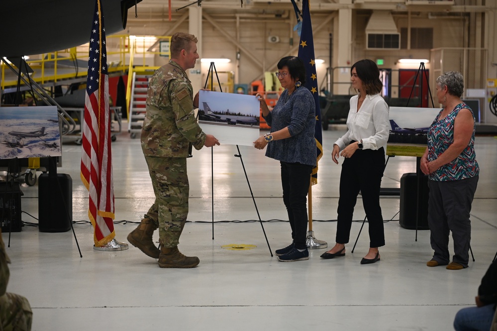 168th Wing Honors Interior Alaska Communities in Tail Flash Naming Ceremony