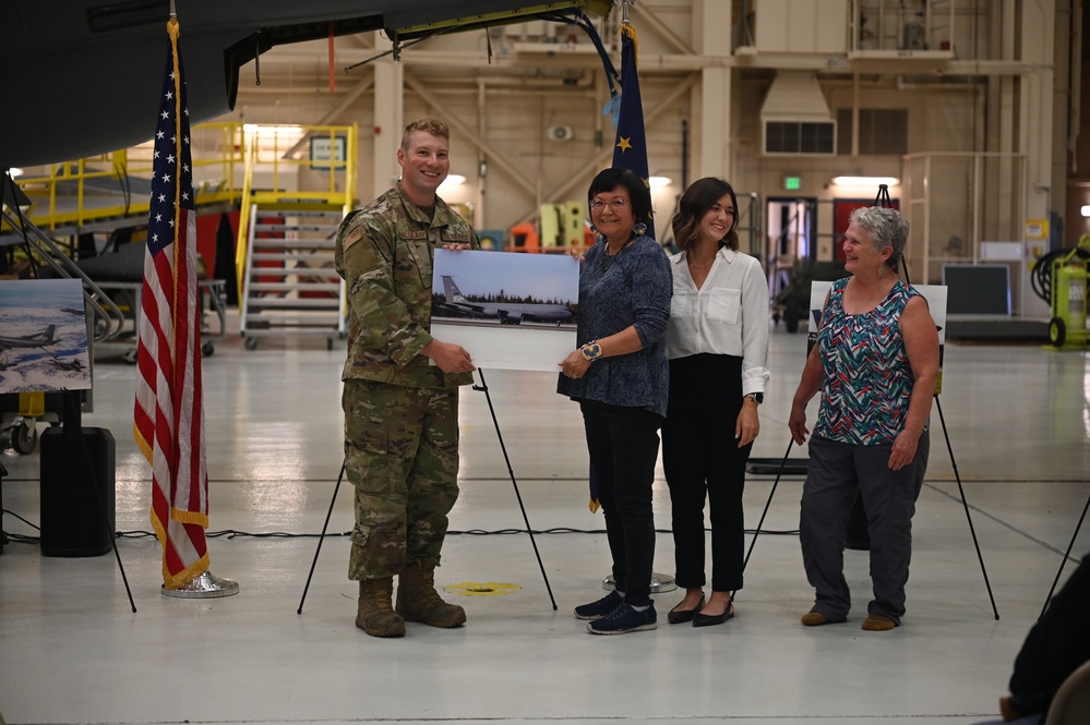 168th Wing Honors Interior Alaska Communities in Tail Flash Naming Ceremony