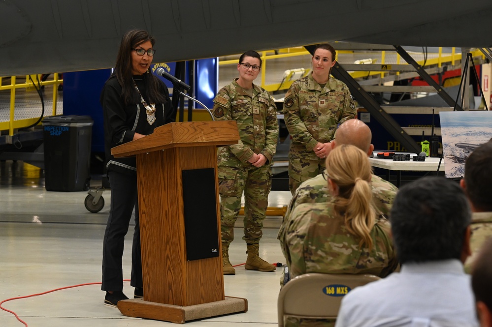 168th Wing Honors Interior Alaska Communities in Tail Flash Naming Ceremony
