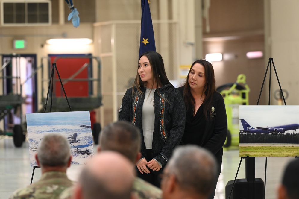 168th Wing Honors Interior Alaska Communities in Tail Flash Naming Ceremony