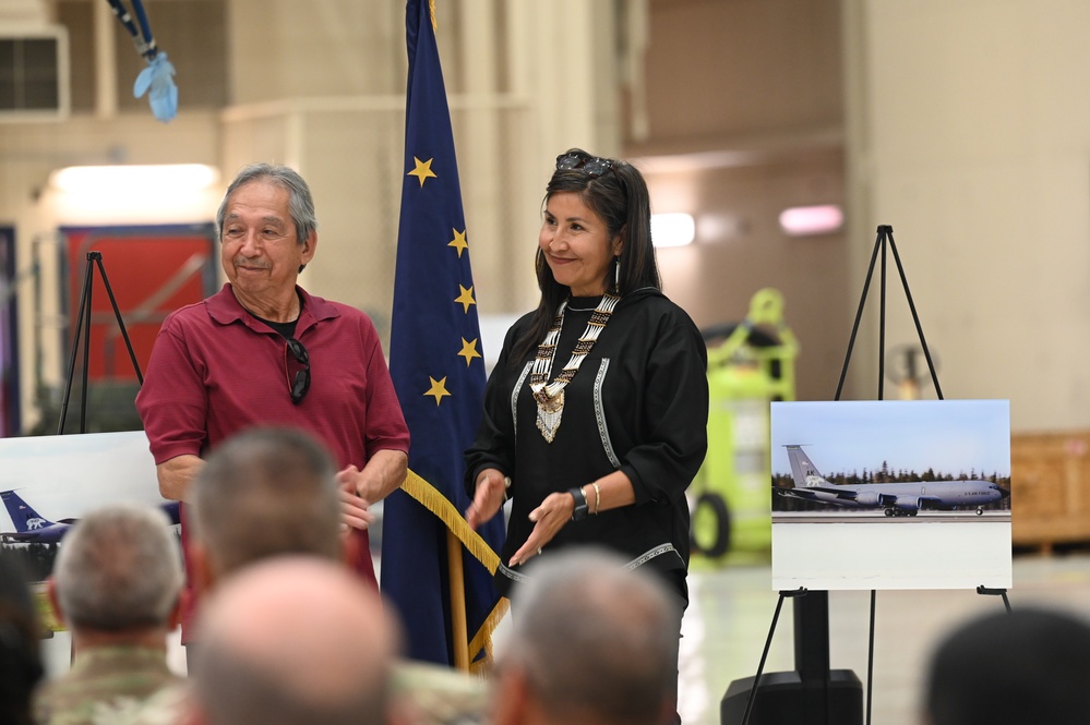 168th Wing Honors Interior Alaska Communities in Tail Flash Naming Ceremony