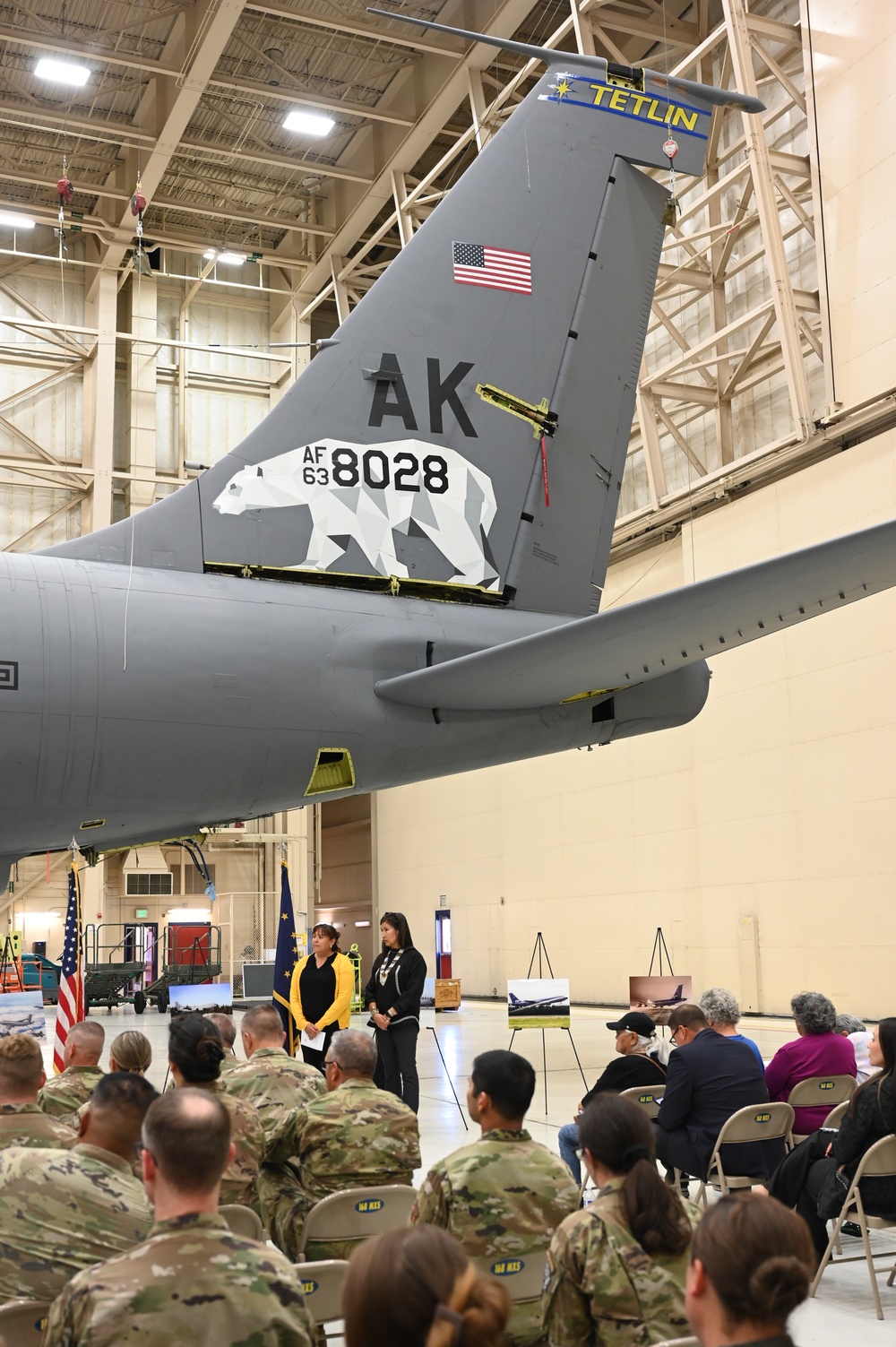 168th Wing Honors Interior Alaska Communities in Tail Flash Naming Ceremony