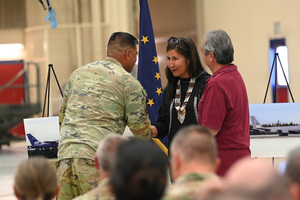 168th Wing Honors Interior Alaska Communities in Tail Flash Naming Ceremony