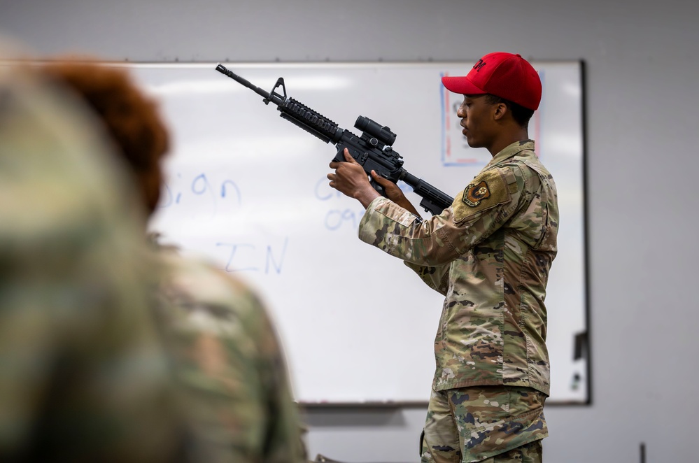 Airmen take aim in combat arms readiness