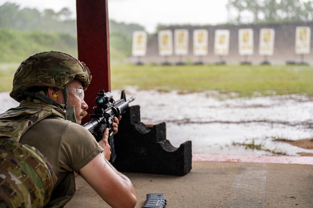 Airmen take aim in combat arms readiness