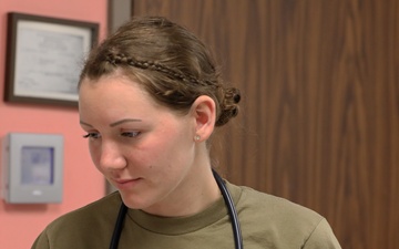 Army Reserve Soldiers provide veterinary services for the local community during Health Broome