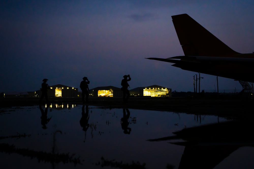 Air Force EOD Airmen sharpen night vision skills during Exercise Northern Strike 25-2