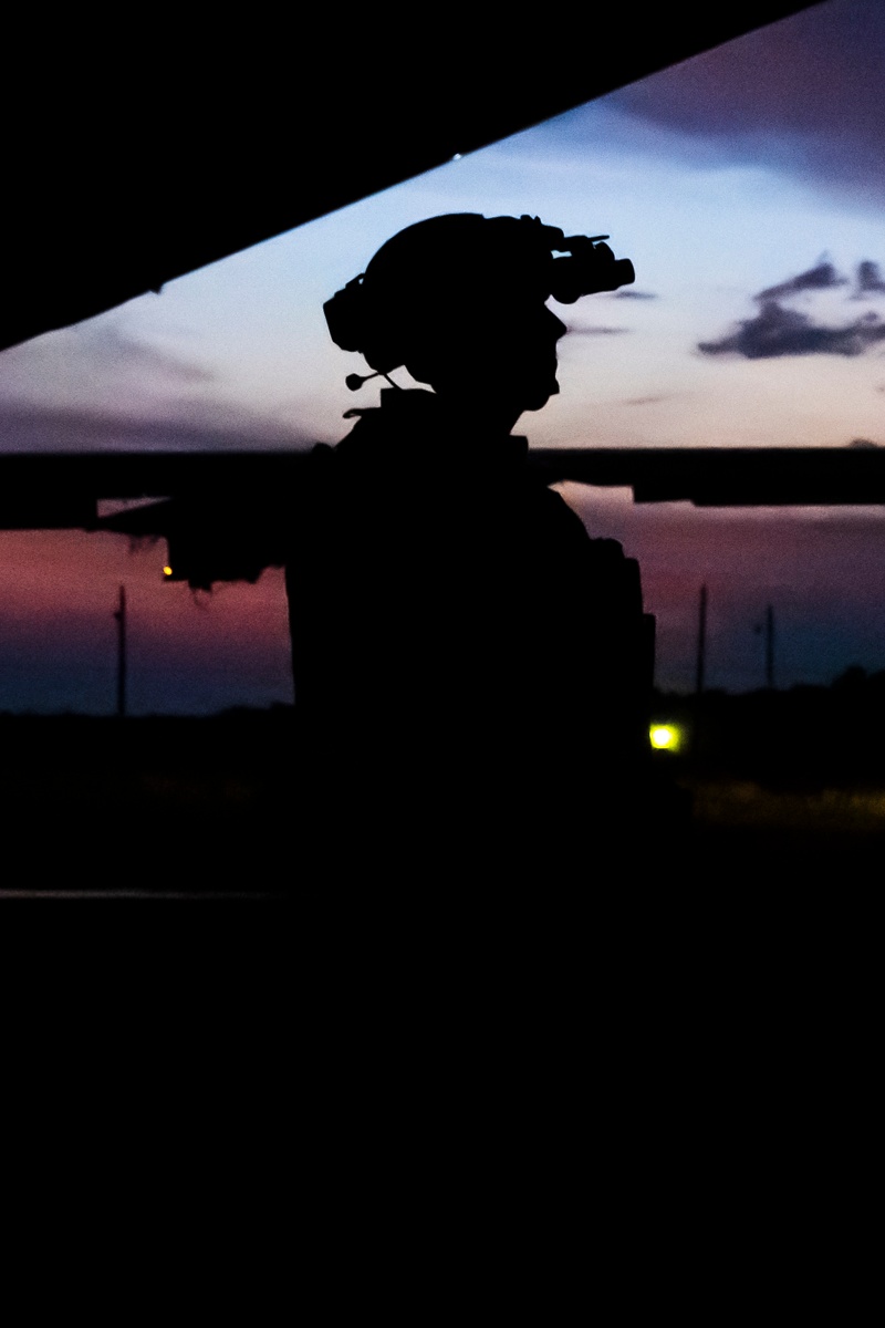 Air Force EOD Airmen sharpen night vision skills during Exercise Northern Strike 25-2