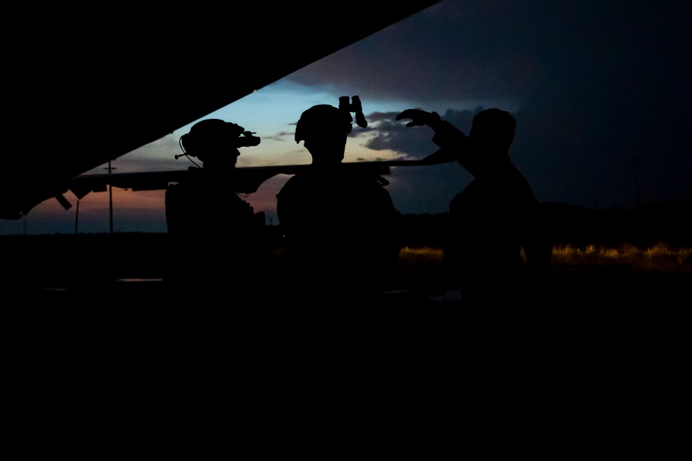 Air Force EOD Airmen sharpen night vision skills during Exercise Northern Strike 25-2