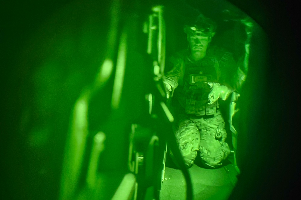 Air Force EOD Airmen sharpen night vision skills during Exercise Northern Strike 25-2