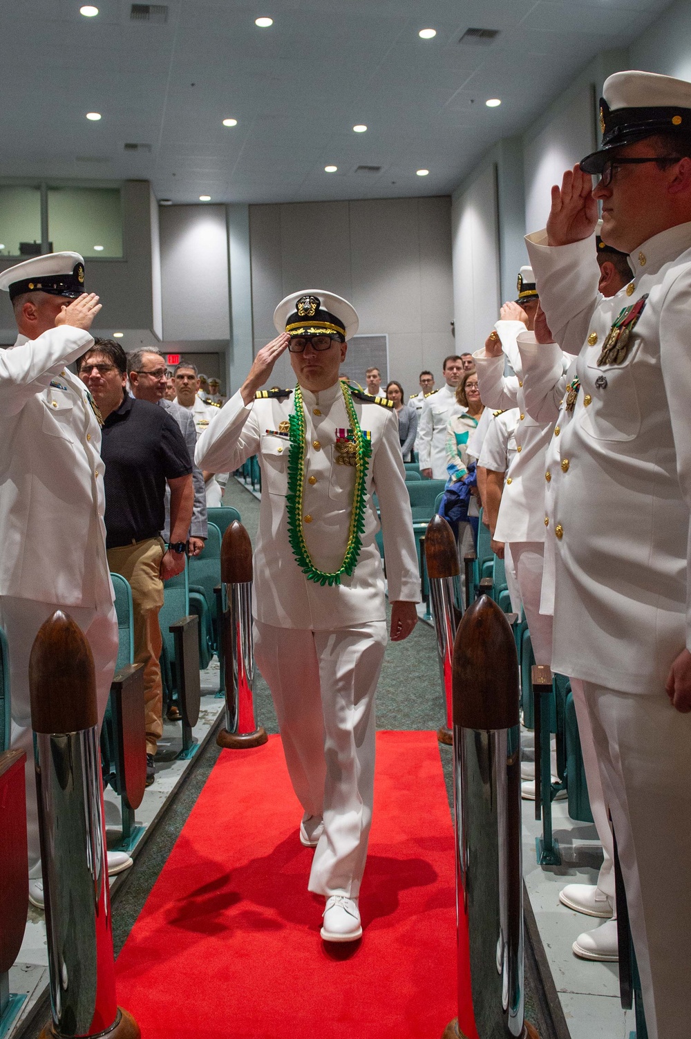 Cmdr. Tolmie Assumes Command of USS Topeka (SSN 754)