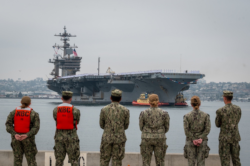 USS Carl Vinson (CVN 70) Returns from Deployment
