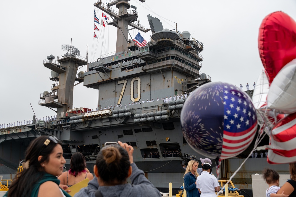 USS Carl Vinson (CVN 70) Returns from Deployment