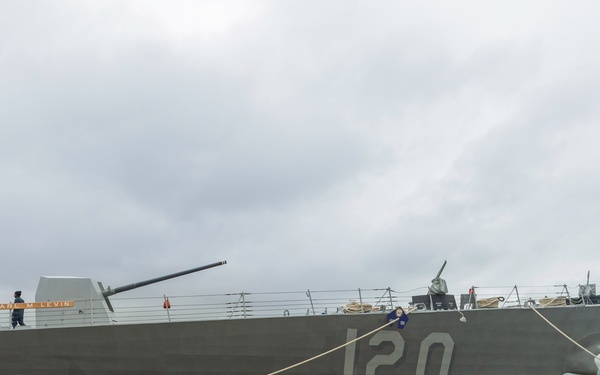 USS Carl M. Levin Conducts Port Visit to Unalaska, Alaska