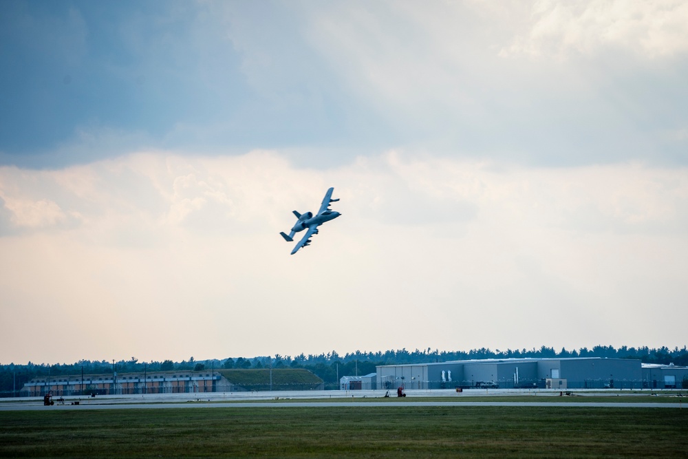 A-10s soar over Michigan for Exercise Northern Strike 25-2