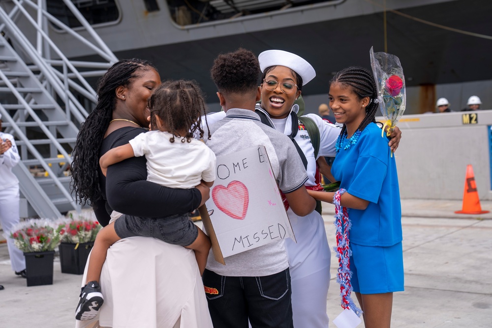 USS Carl Vinson returns from Deployment