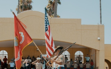 Morning Colors Ceremony and Hotel Company Graduation