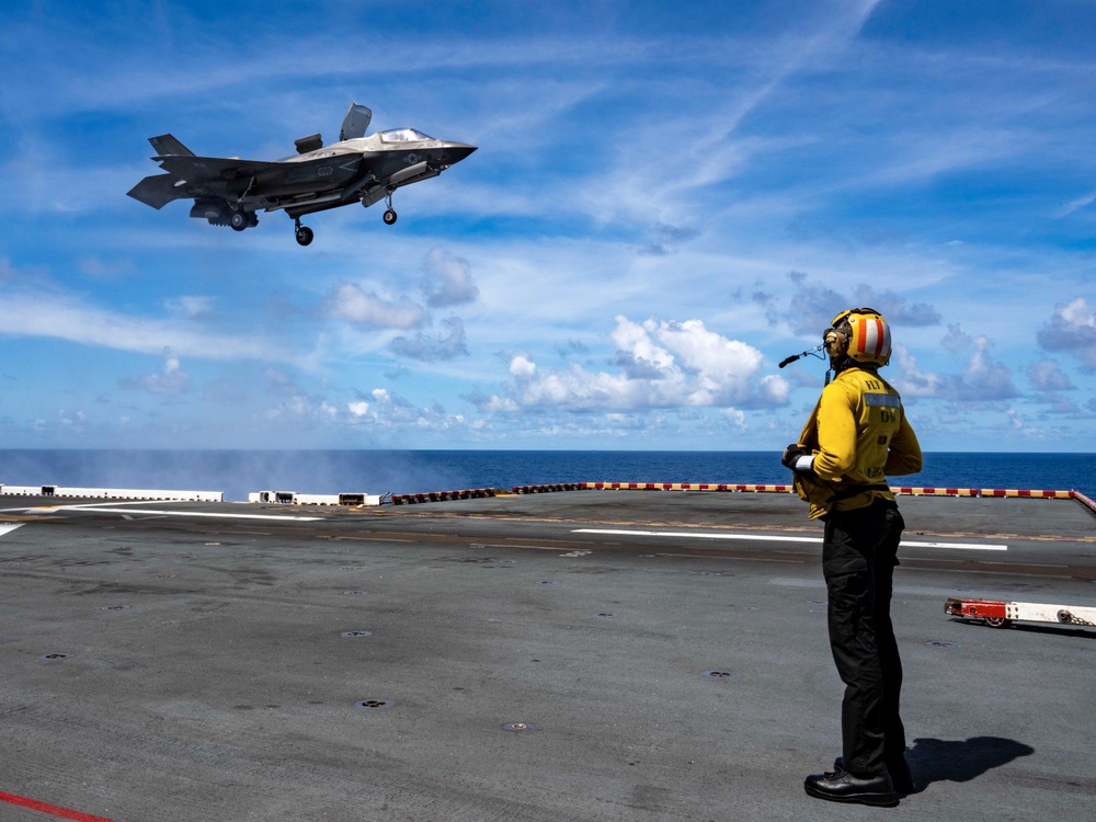 USS America (LHA 6) Conducts Flight Operations
