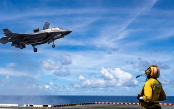 USS America (LHA 6) Conducts Flight Operations