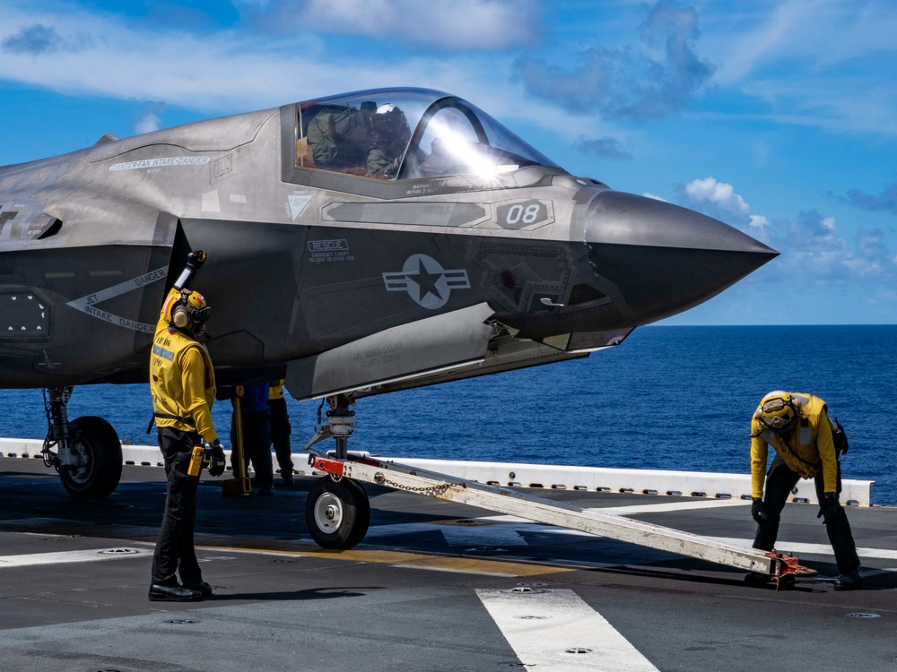USS America (LHA 6) Conducts Flight Operations