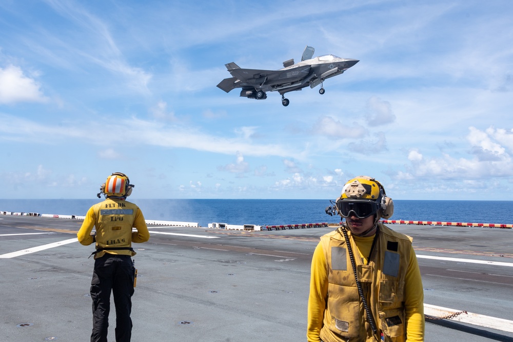 USS America (LHA 6) Conducts Flight Operations