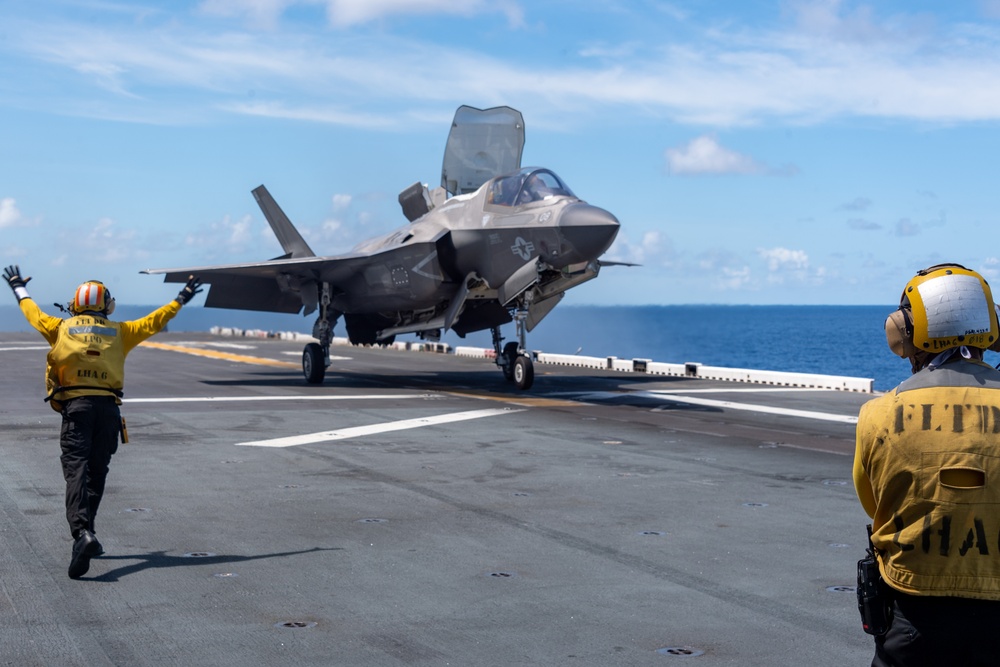 USS America (LHA 6) Conducts Flight Operations