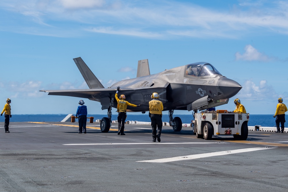 USS America (LHA 6) Conducts Flight Operations