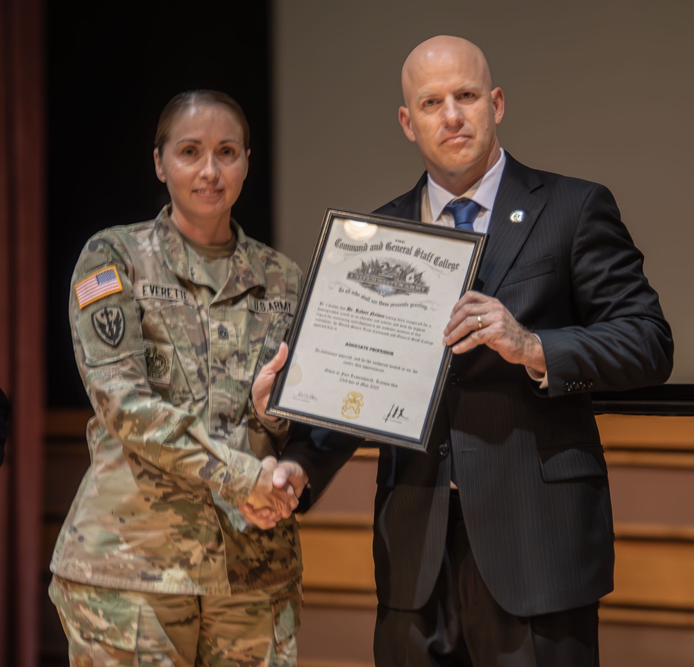 Sgt. Maj. Academy Staff Appointed as Assistant Professors