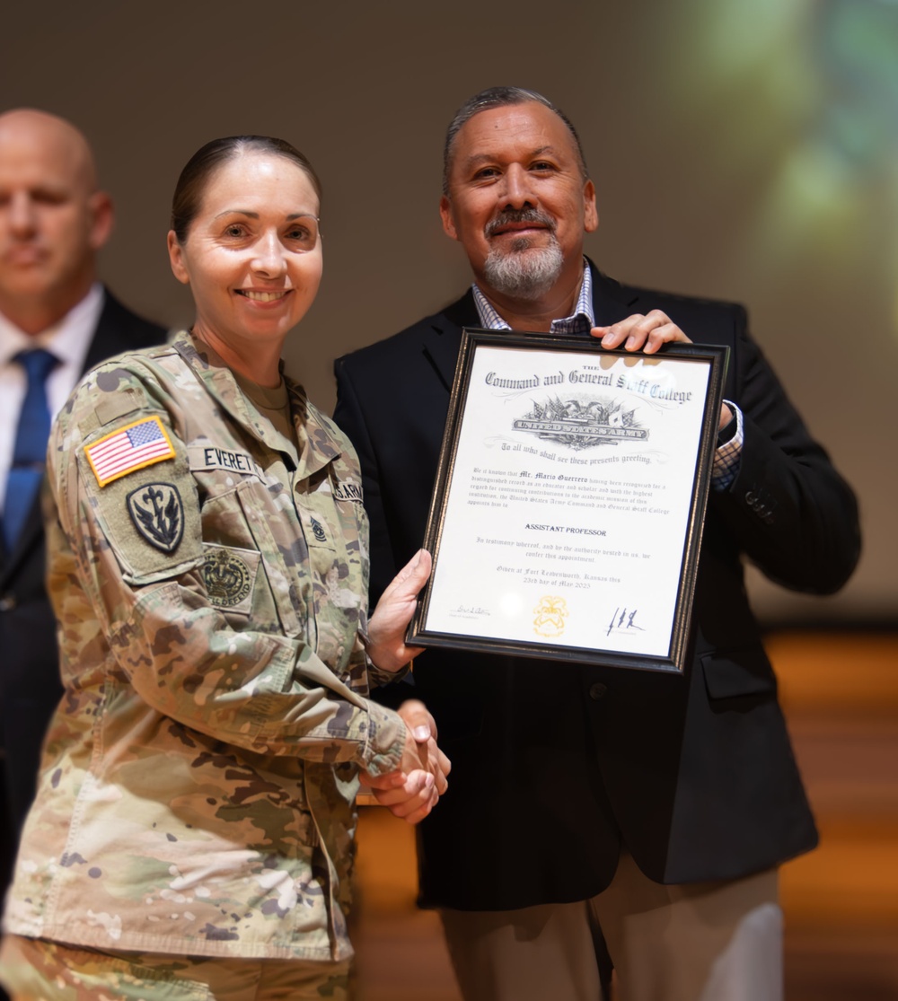 Sgt. Maj. Academy Staff Appointed as Assistant Professors