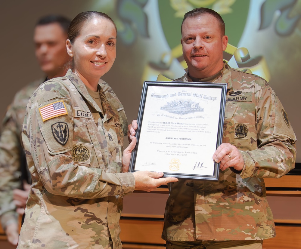 Sgt. Maj. Academy Staff Appointed as Assistant Professors