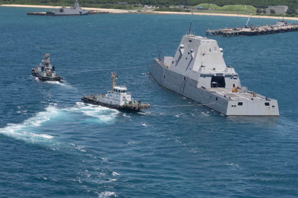 USS Michael Monsoor visits White Beach Naval Facility
