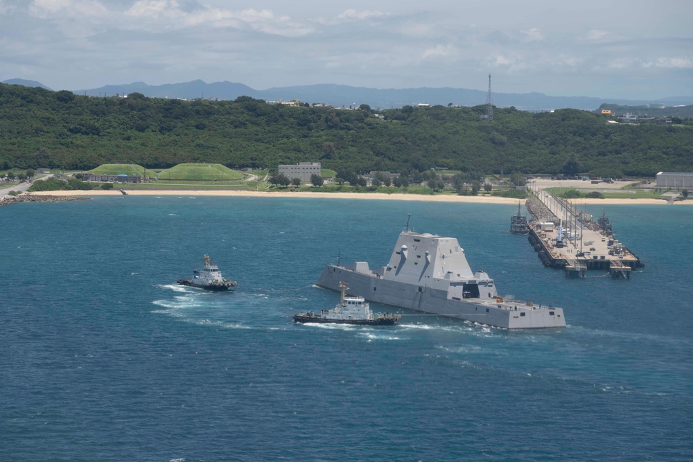 USS Michael Monsoor visits White Beach Naval Facility