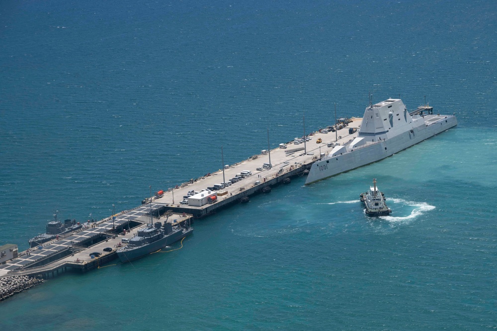 USS Michael Monsoor visits White Beach Naval Facility