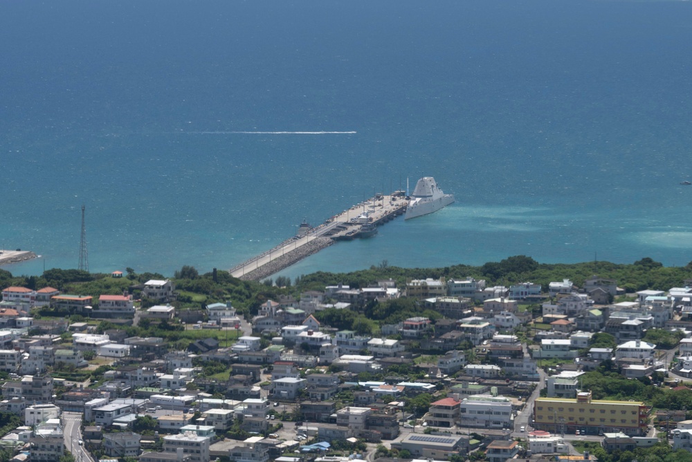 USS Michael Monsoor visits White Beach Naval Facility